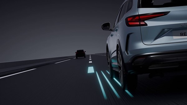 prévention de sortie de voie - Espace full hybrid E-Tech - Renault
