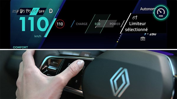 le limiteur de vitesse - R4 E-Tech électrique - Renault