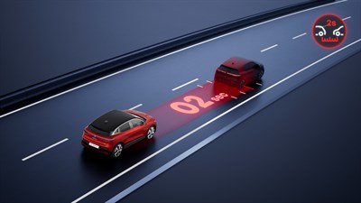 Renault Megane E-Tech électrique - alerte de distance de sécurité