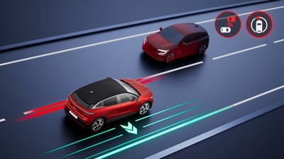 Renault Megane E-Tech électrique - aide au maintien dans la voie