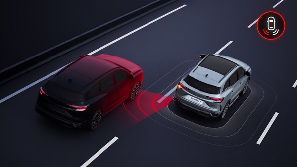 avertisseur d'angle mort - adas - Renault Espace E-Tech full hybrid