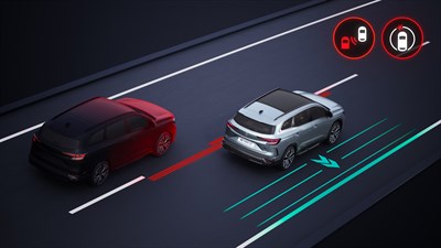 avertisseur d'angle mort et de prévention - adas - Renault Espace E-Tech full hybrid