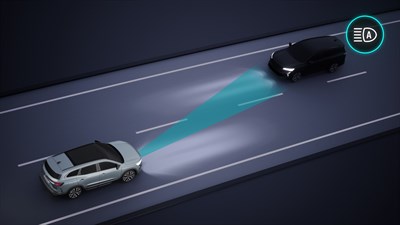 commutation automatique des feux - adas - Renault Espace E-Tech full hybrid