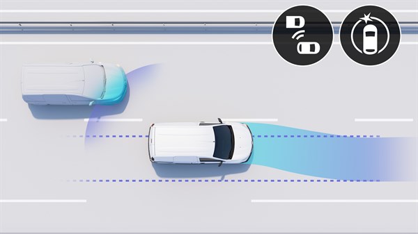 systeme actif de surveillance angle mort - Renault Kangoo Van