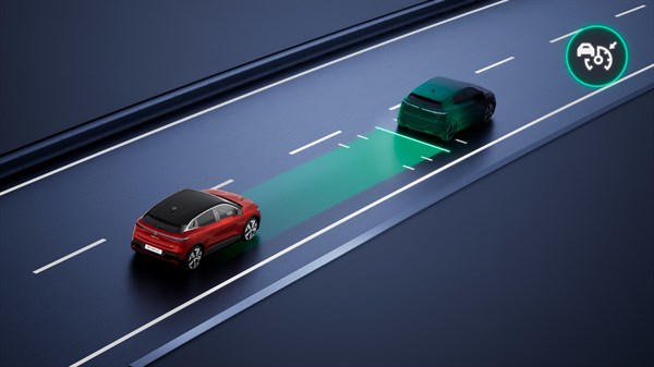 régulateur de vitesse adaptatif - Renault Megane E-Tech électrique