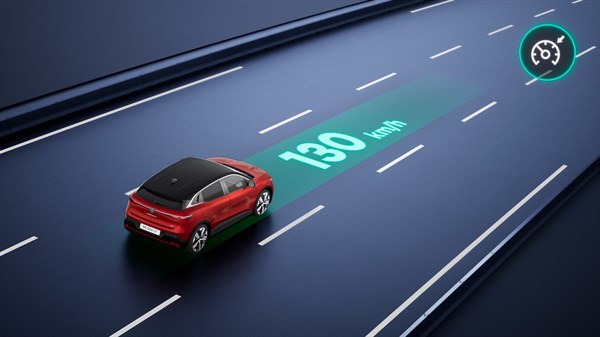 Renault Megane E-Tech électrique - régulateur et limiteur de vitesse