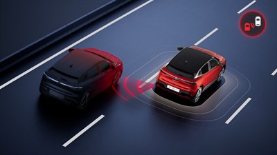 Renault Megane E-Tech électrique - avertisseur d'angle mort