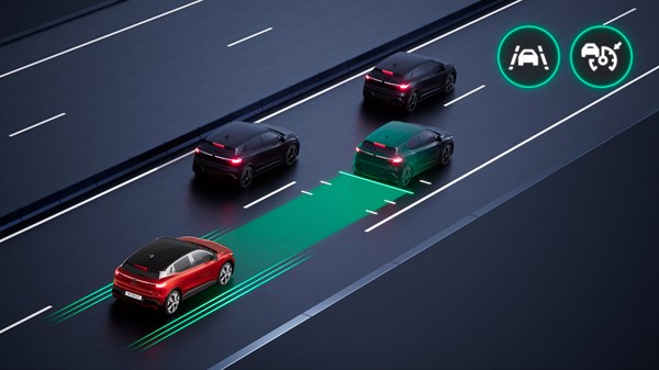 Renault Megane E-Tech électrique - assistant autoroute et trafic