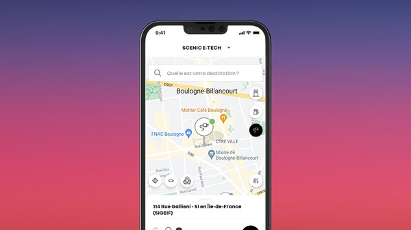 Points de recharge - Renault Scenic E-tech électrique