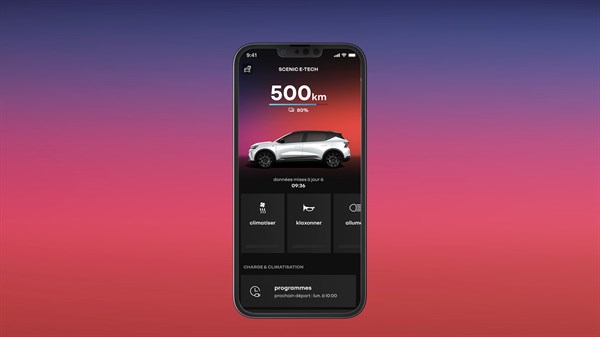fonctionnalité V2G - Renault Scenic E-Tech électrique
