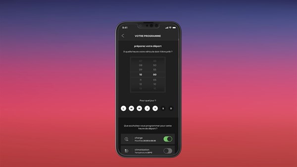 Programmation de la recharge - Renault Scenic E-tech électrique