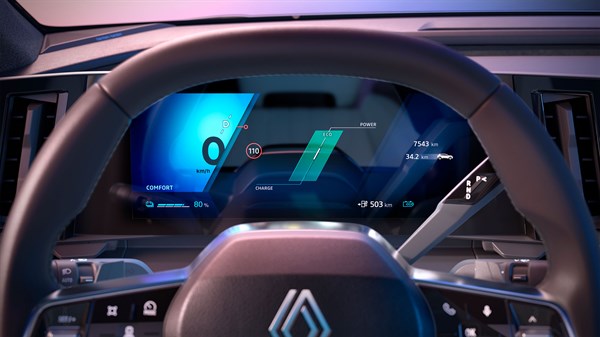 Widget autonome - Renault Scenic E-Tech électrique