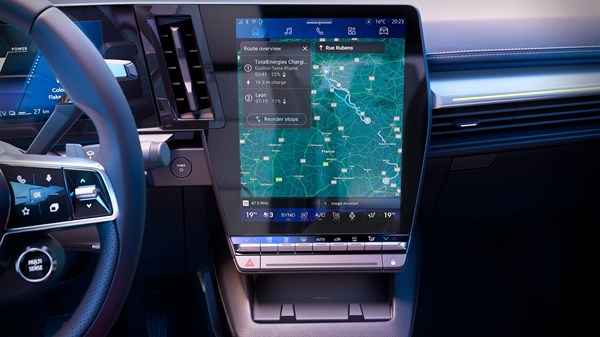 Google Maps - Renault Scenic E-Tech électrique