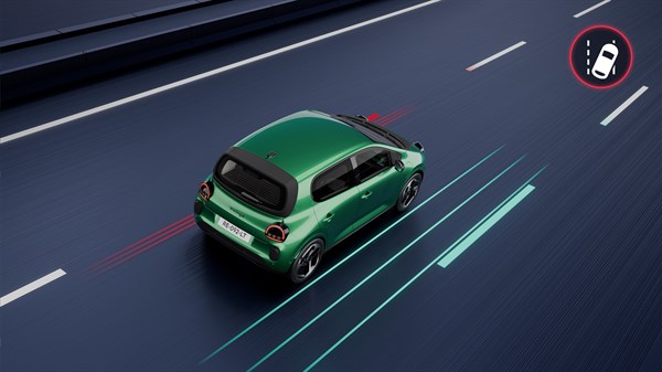 alerte franchissement de ligne - Renault Twingo E-Tech électrique