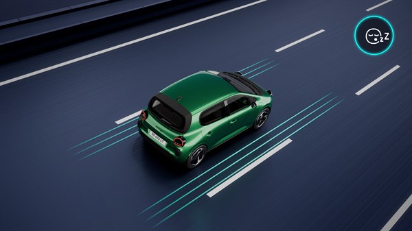 système de surveillance avancée du conducteur - Renault Twingo E-Tech électrique