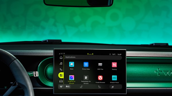 Renault Twingo E-Tech électrique pour professionnels - connectivité