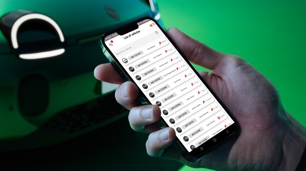 Renault Twingo E-Tech électrique pour professionnels - services connectés